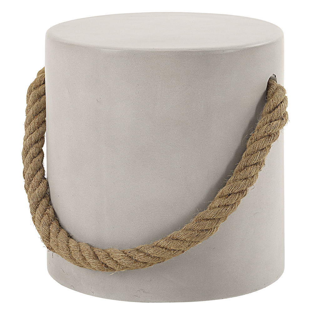Gene - Accent Table - Natural Gray