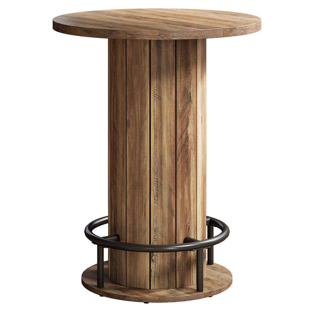 Pub Bistro Table - Rustic Brown