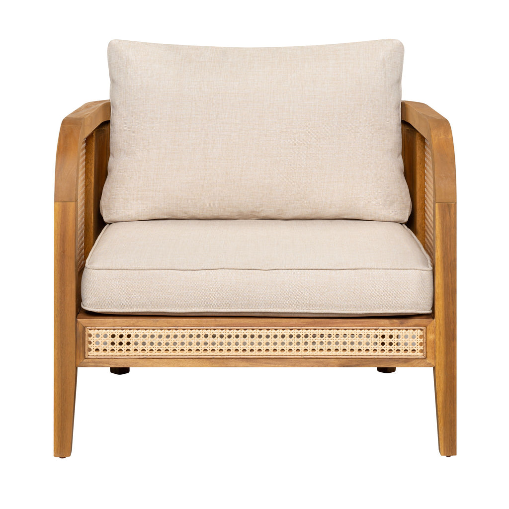 Kirkby - Bohemian Outdoor Patio Cushioned Arm Chair