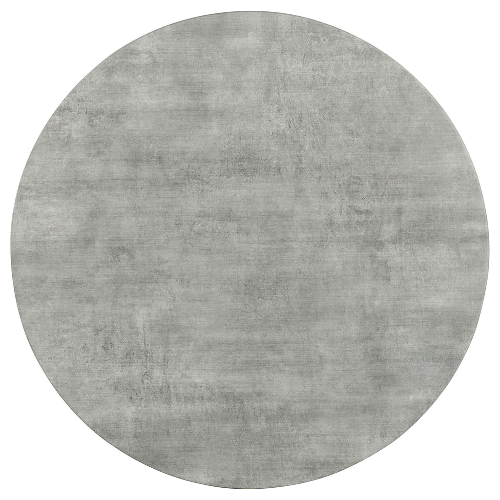 Royceton - Top Dining Table Industrial Round Dining Table - Gray / Black