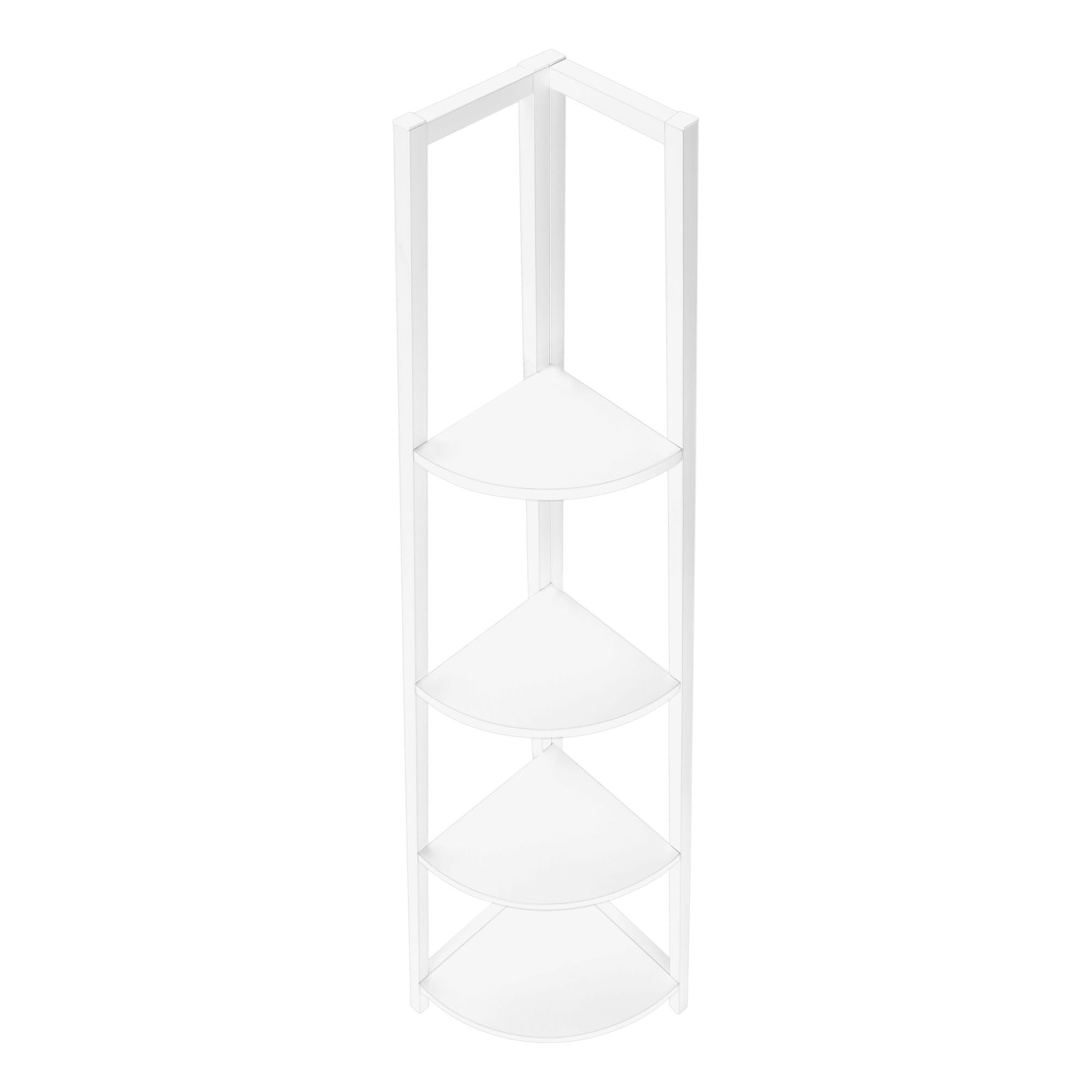 Bookshelf, Etagere, Corner, 4 Tier, Office, Contemporary & Modern