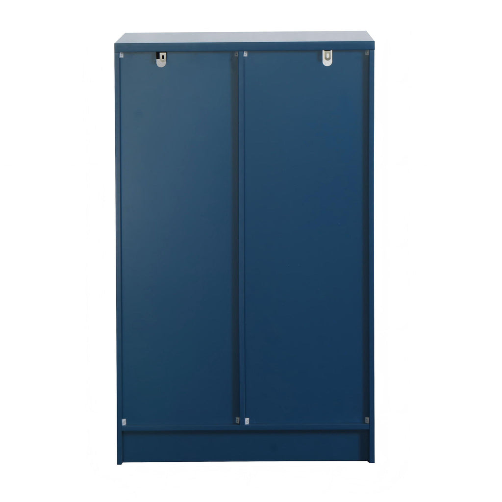 Modern Cabinet With Glass Doors And Drawer