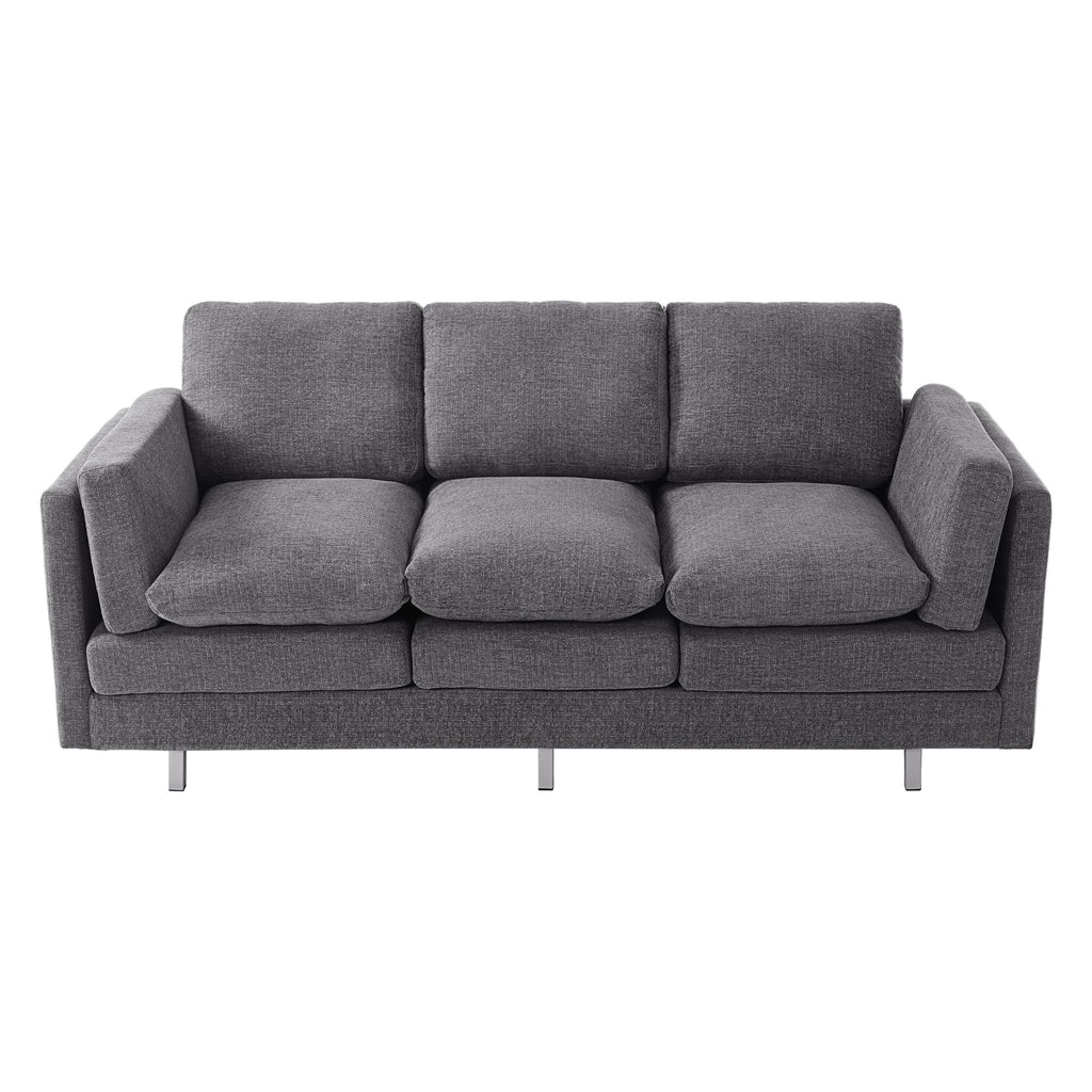 3 Seater Sofa With Dual Layer Seat Cushions
