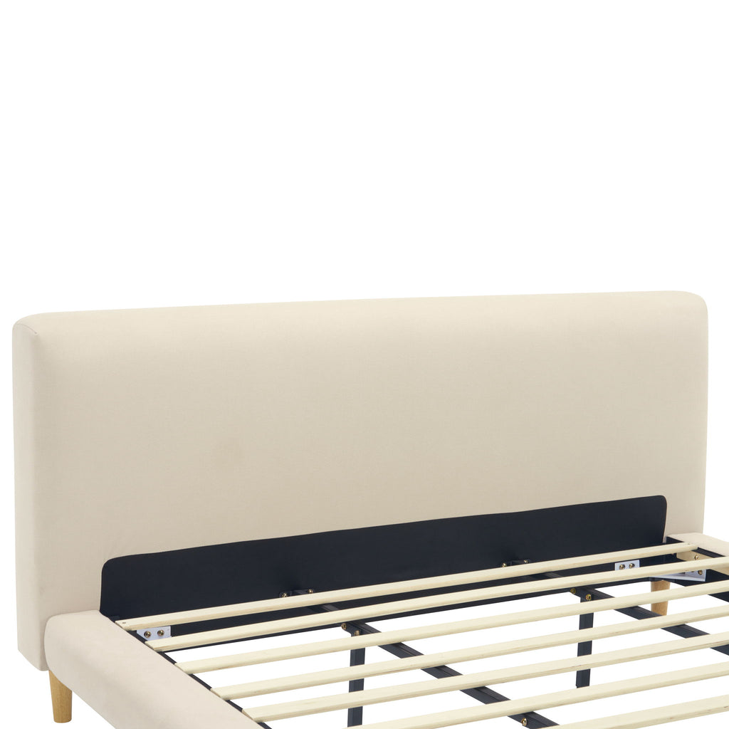 Chunky - California King Bed Frame - Beige