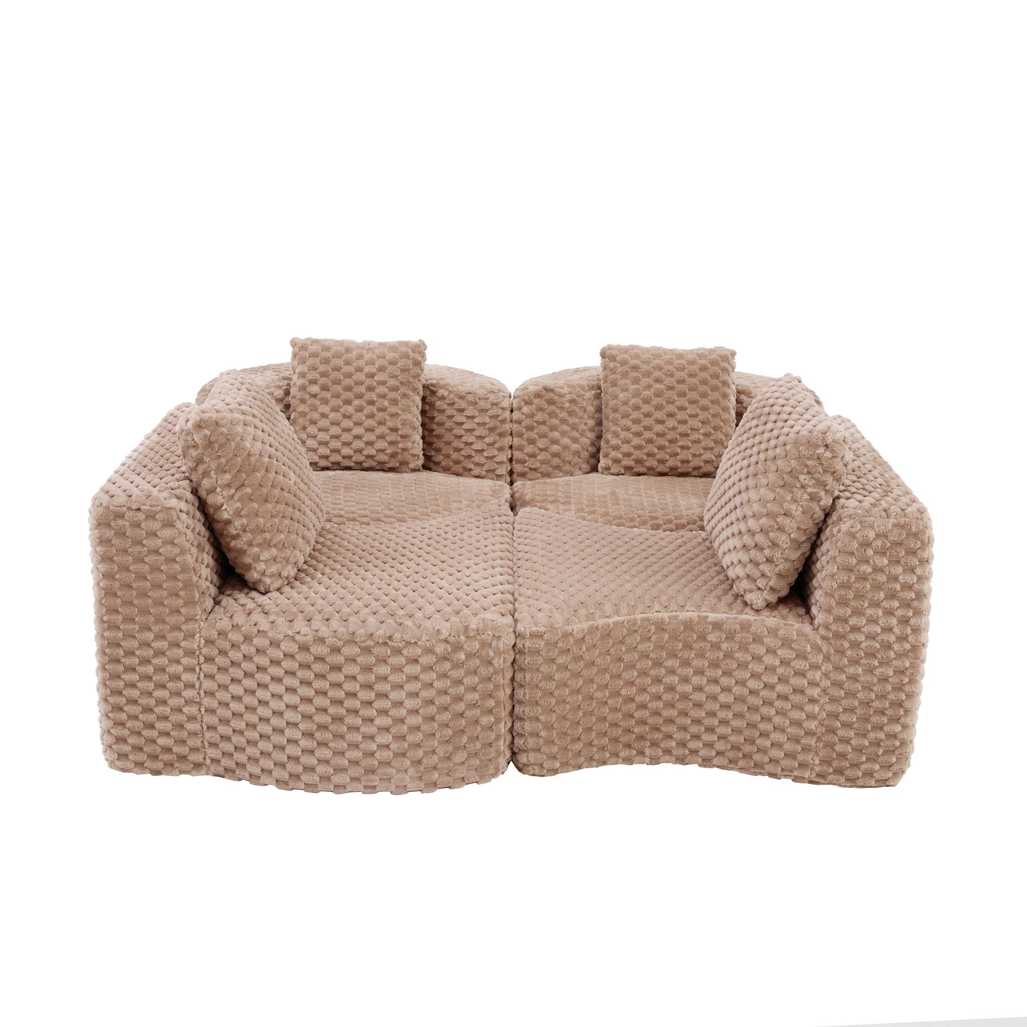 Modular Sectional Sofa With Free Combination Design
