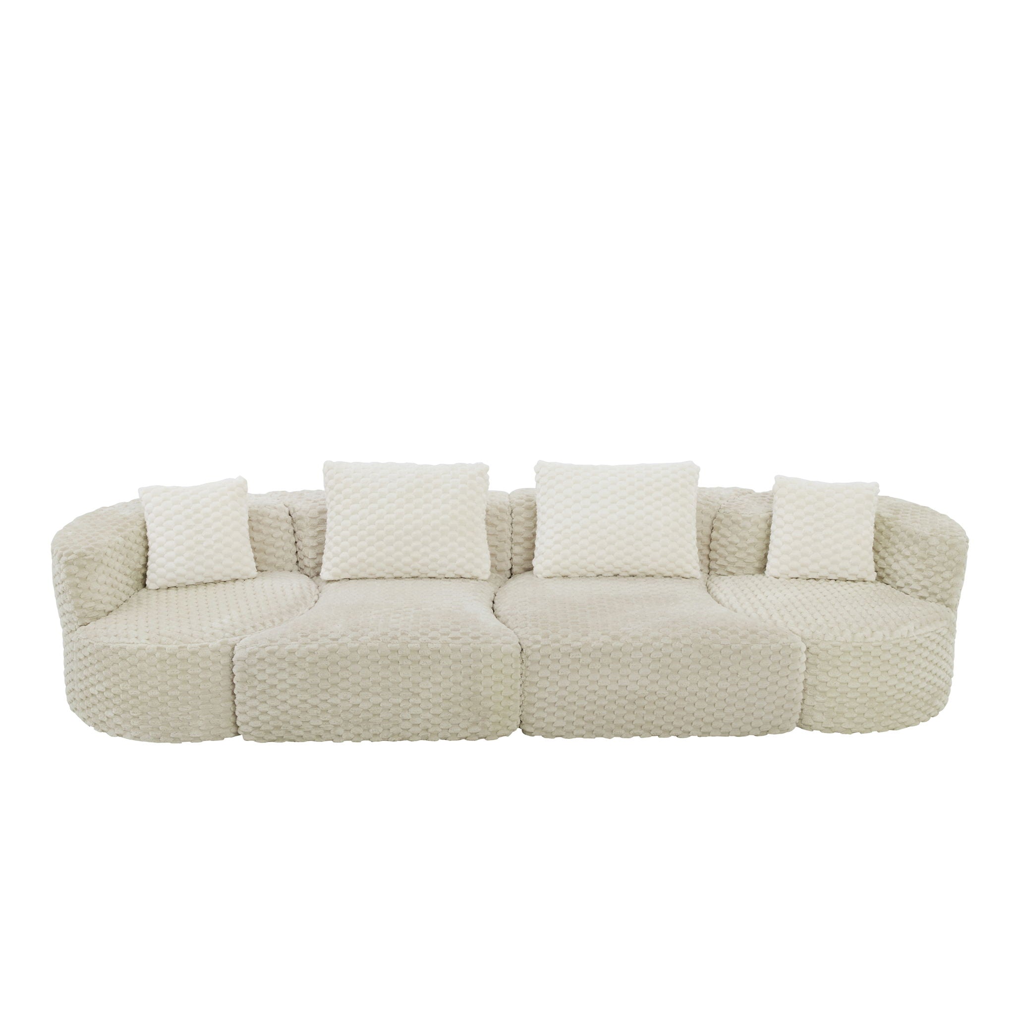 Modular Sectional Sofa With Free Combination Design