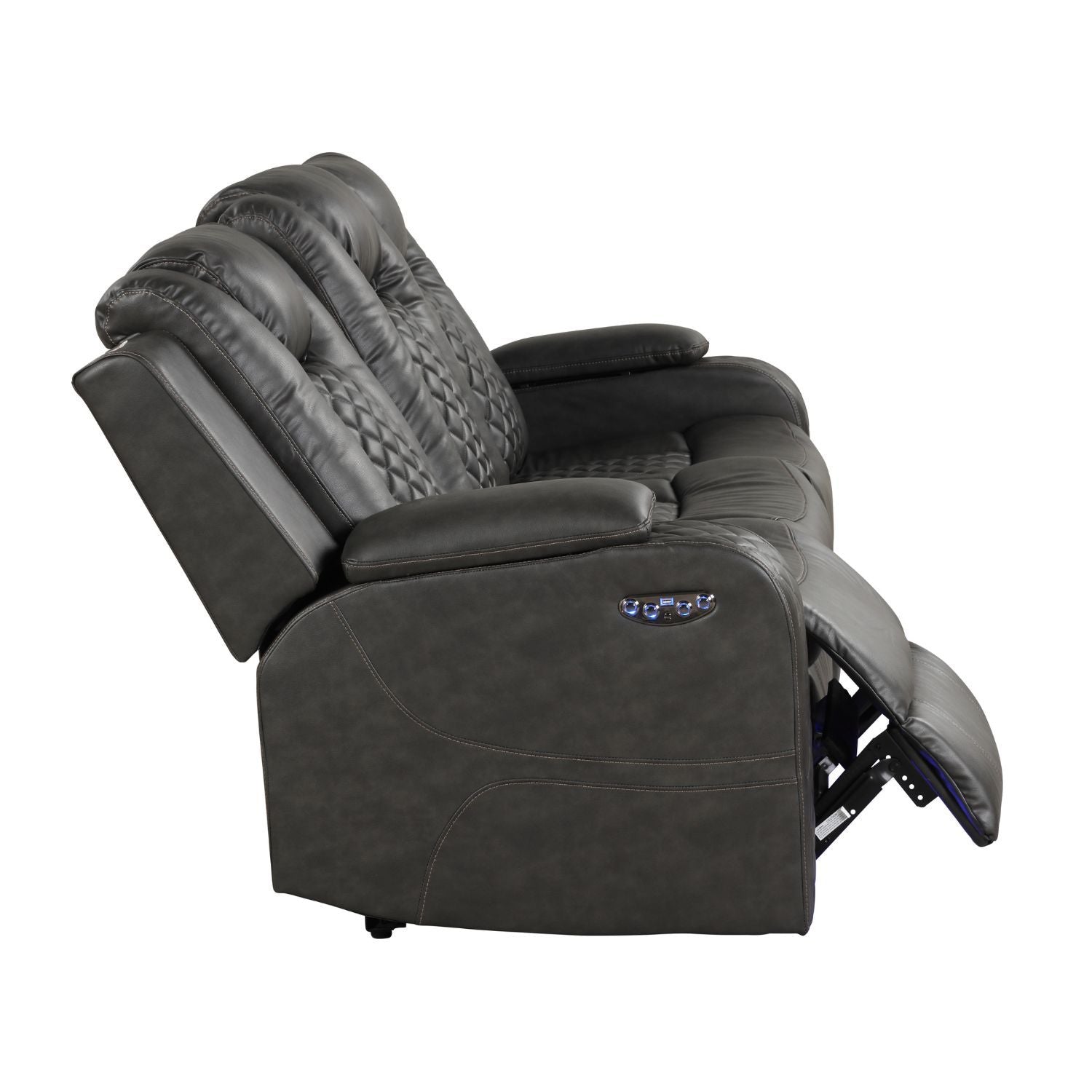 Benz - Power Recliner Set With LED Lighting And USB Charging