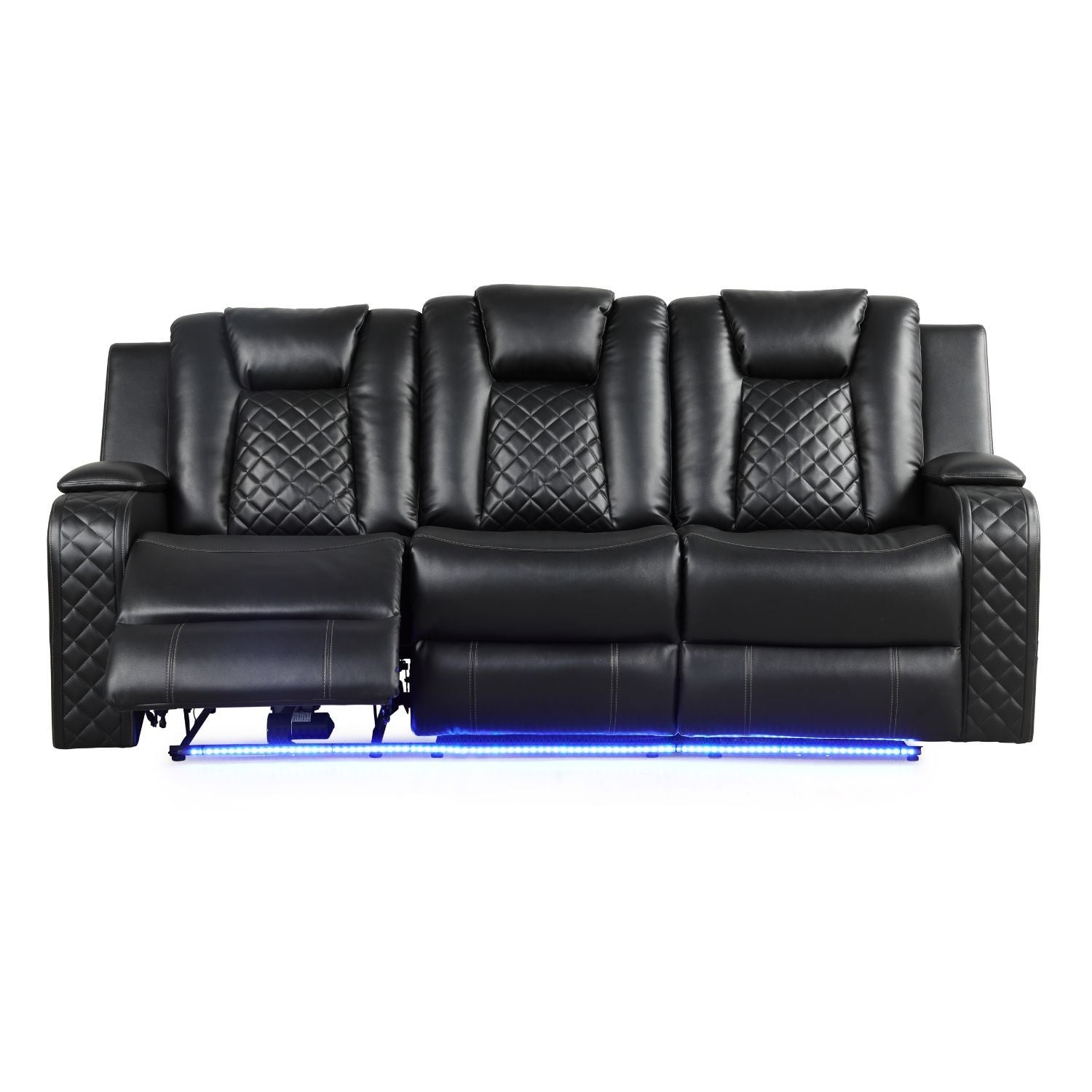 Benz - Power Recliner Set With LED Lighting And USB Charging
