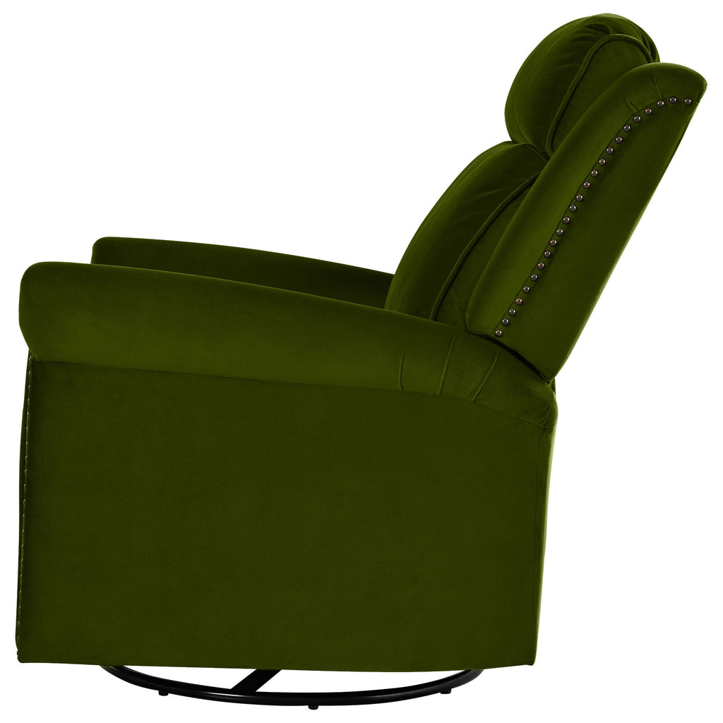 360 Degrees Swivel Recliner Manual Rocking Recliner Home With Adjustable Backrest