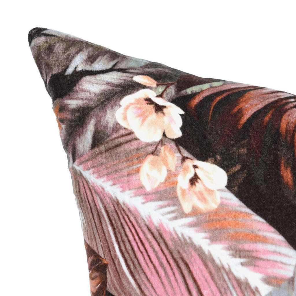 Radiant Oasis - 22" x 22" Makana Pillow - Brown