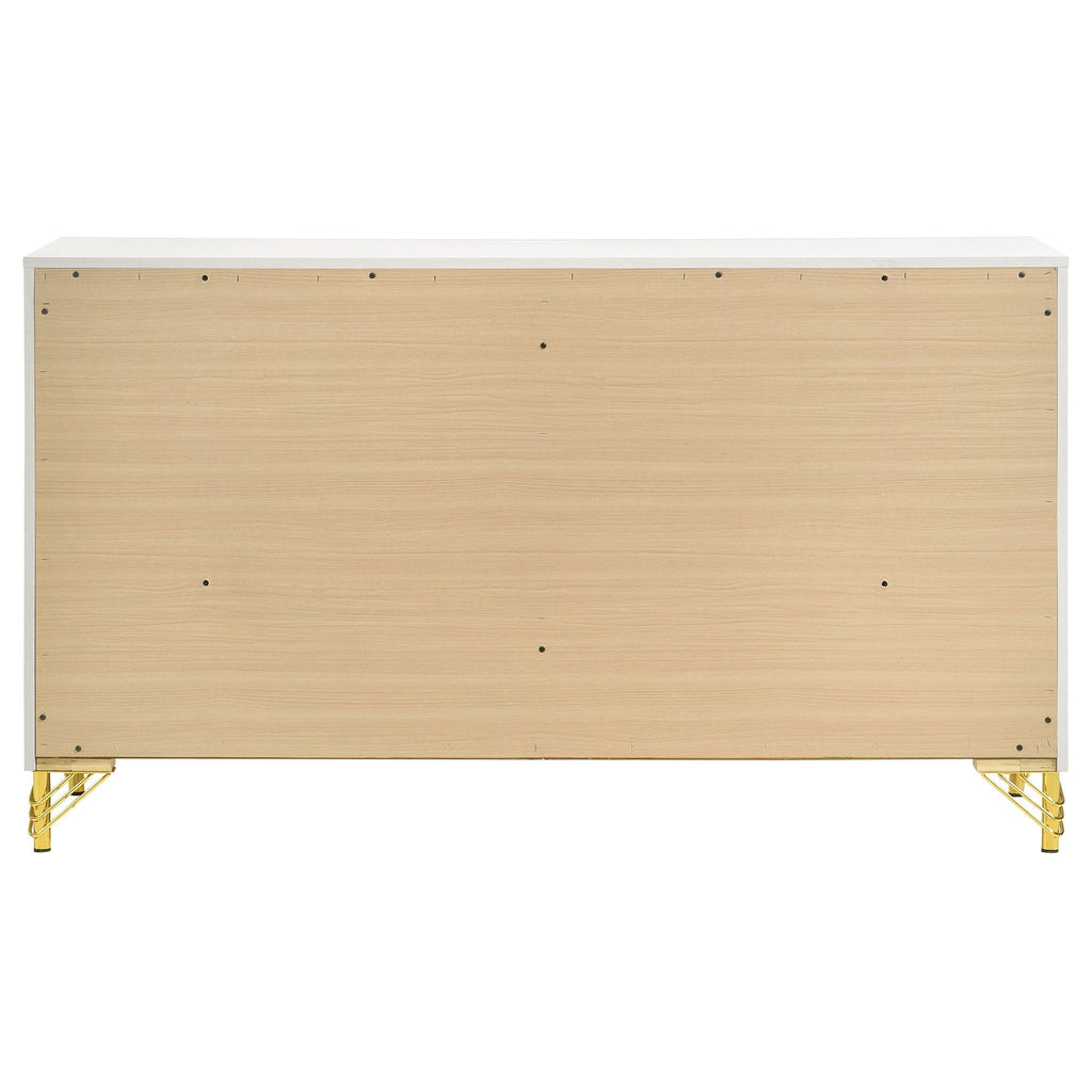 Chesney - 6 Drawer Bedroom Dresser - White