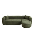 L - Shape Boneless Cloud Couch With 2 Throw Pillows For Living Room