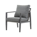 Modern Lounge Chair With Rope Accents And Cushions