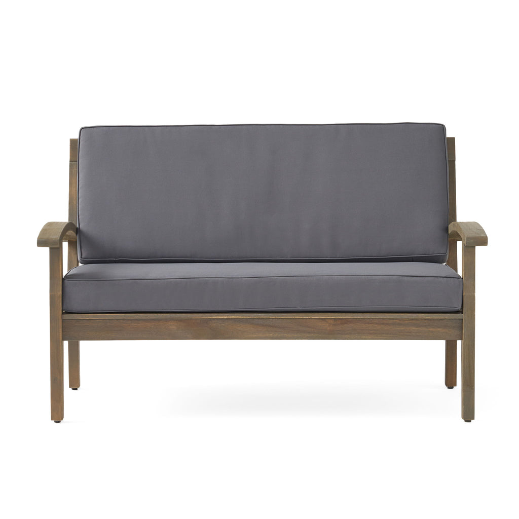 Outdoor Chat Set With Coffee Table And Loveseat