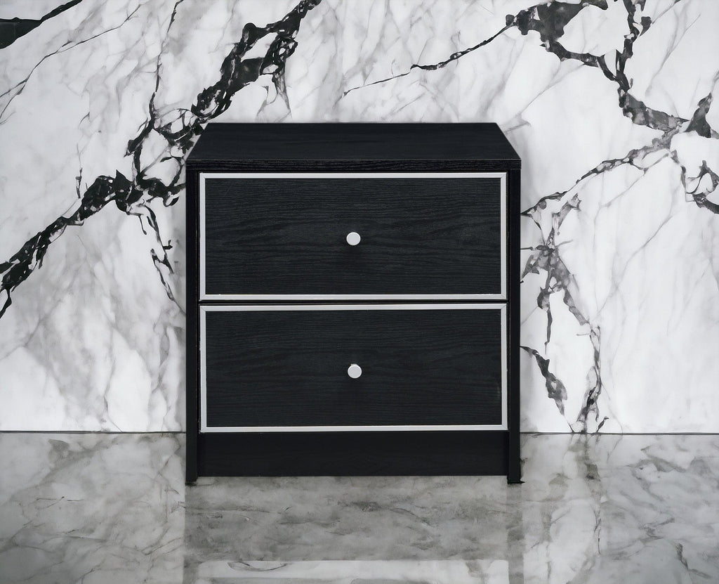 Jabir - Accent Table - Black / Silver