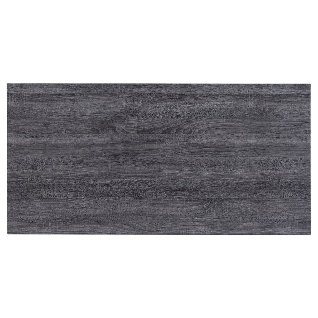 Rectangular Writing Desk, Compact Size For Home Office - Gray