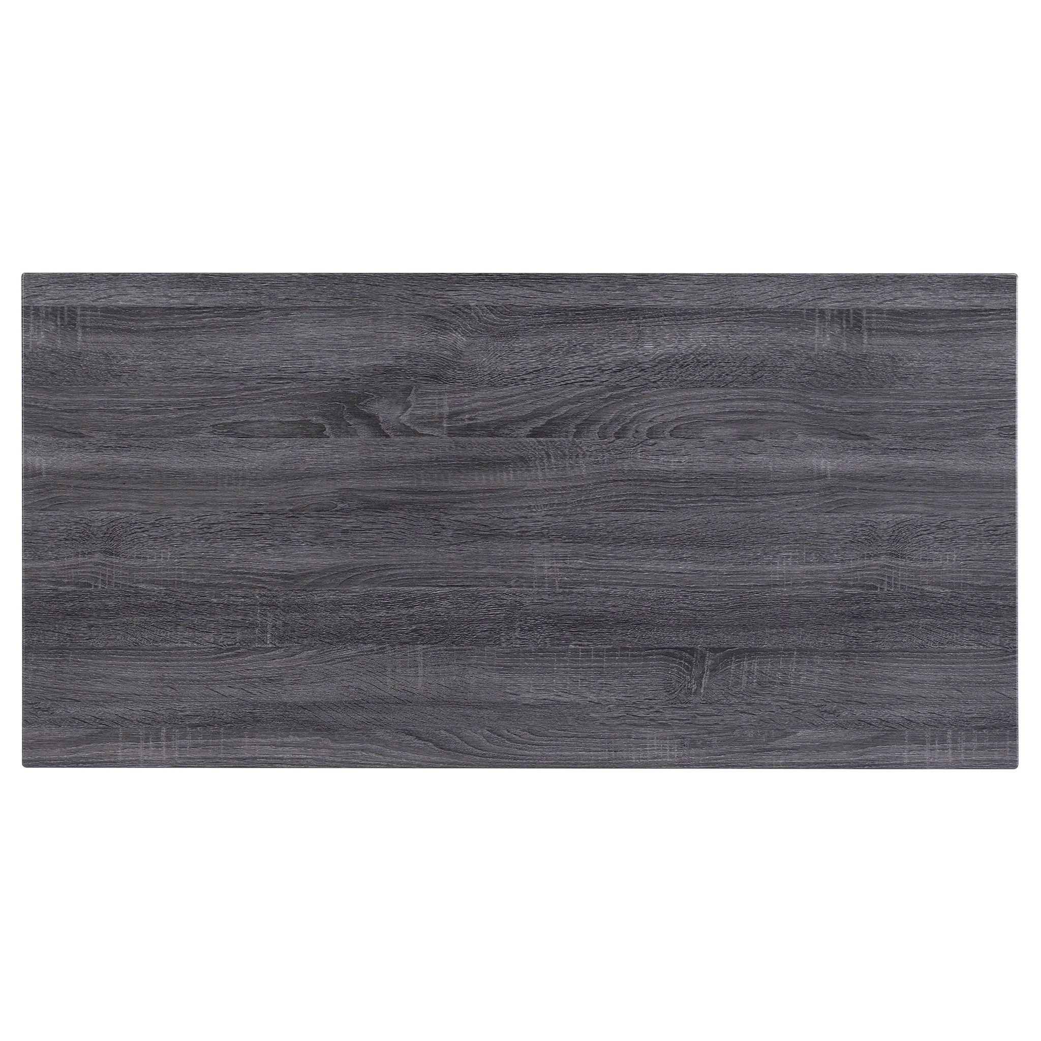 Rectangular Writing Desk, Compact Size For Home Office - Gray