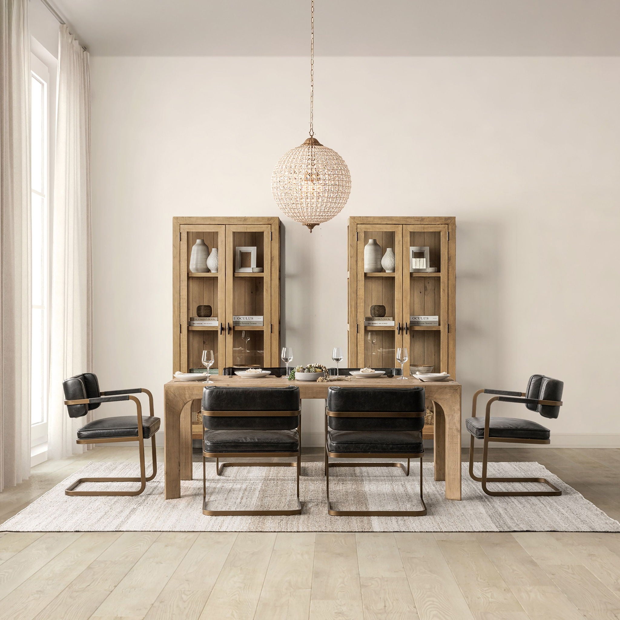 Crest - Dining Table - Warm Natural
