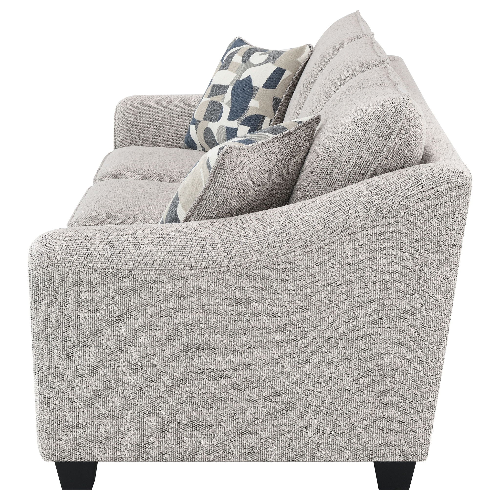 Mingle ] Upholstered Sofa - Light Gray