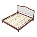 Platform Bed With Upholstered Headboard