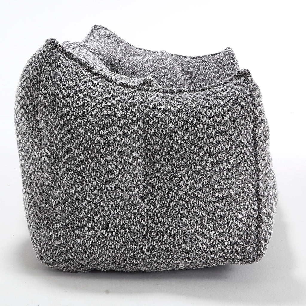 Comfortable Dual Beanbag Chair With High Resilience Foam Core For 2 People