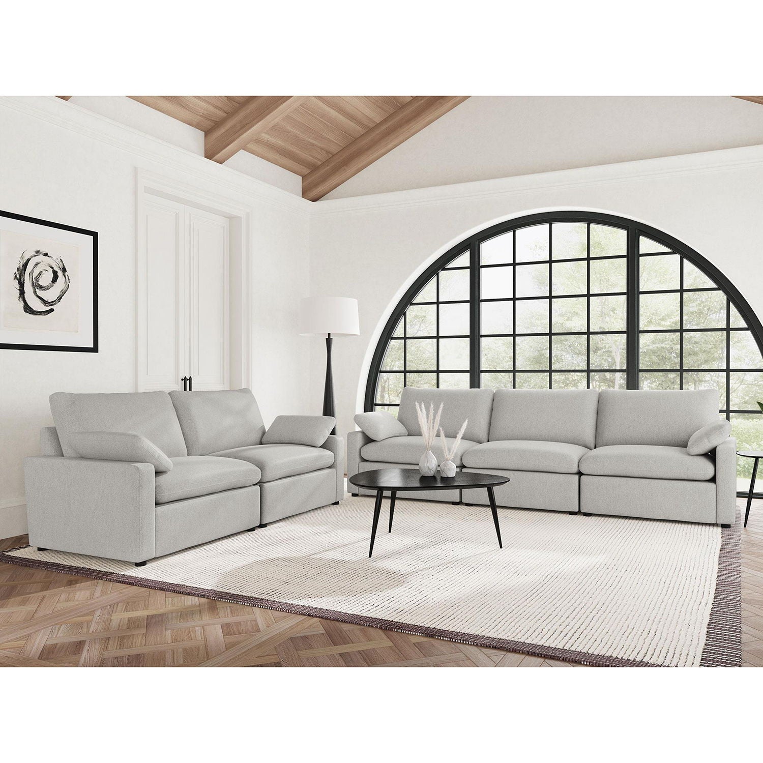 Hollander - Modular Power Reclining Sofa - Gray