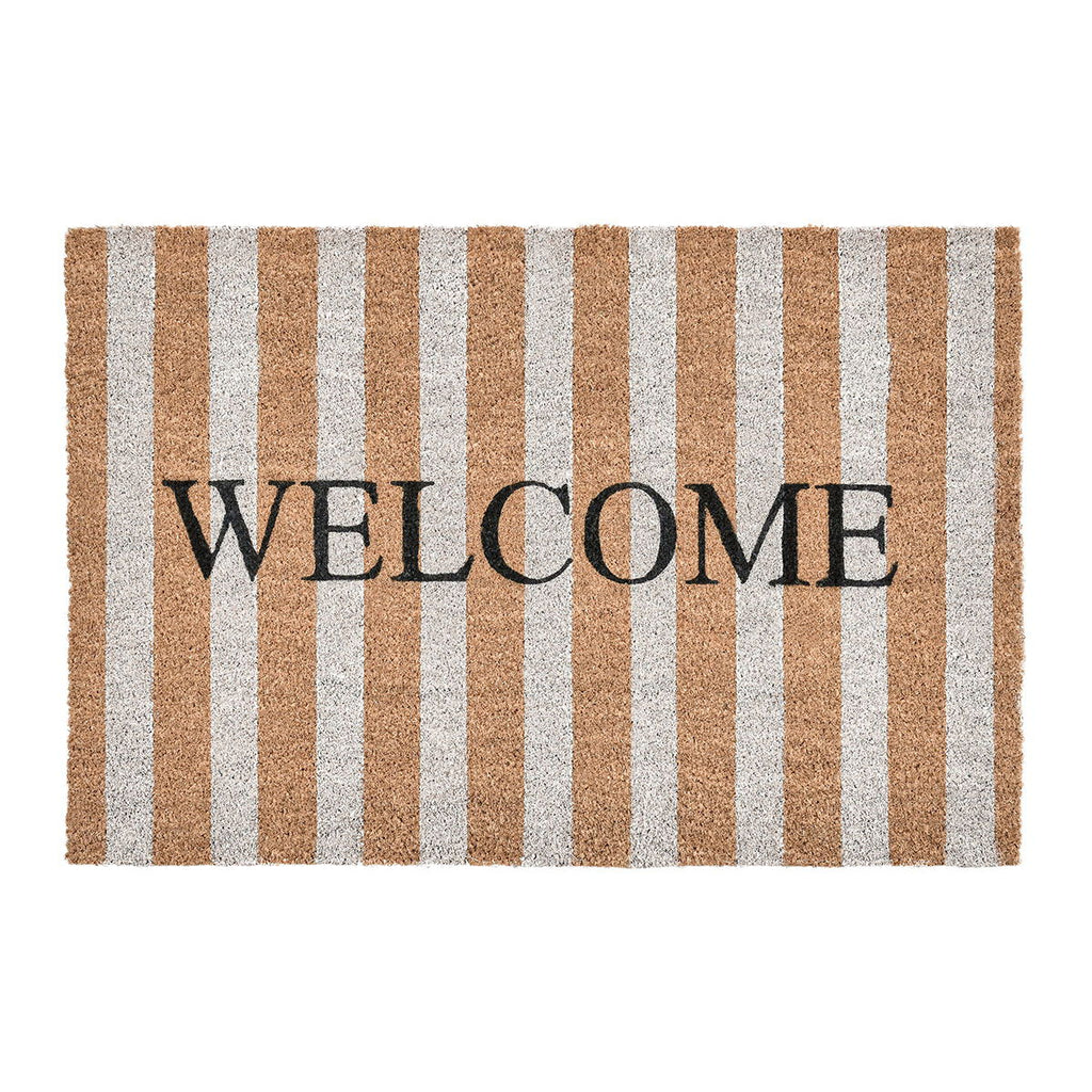Doormats - Striped Welcome Doormat