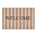 Doormats - Striped Welcome Doormat