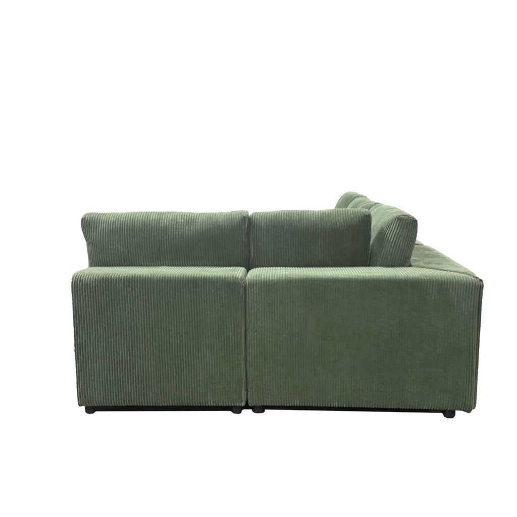 Reversible Modular Sectional Sofa With Custom Configuration