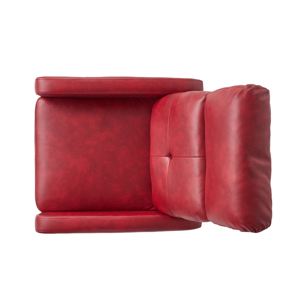 Contemporary Recliner Chair With Push Back Function