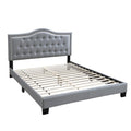European Style Bed, Button Tufted Headboard