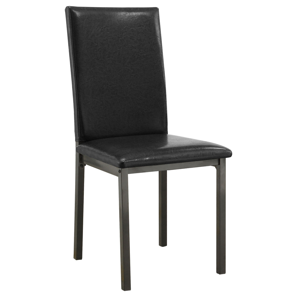Macy - 5 Piece Dining Set - Black