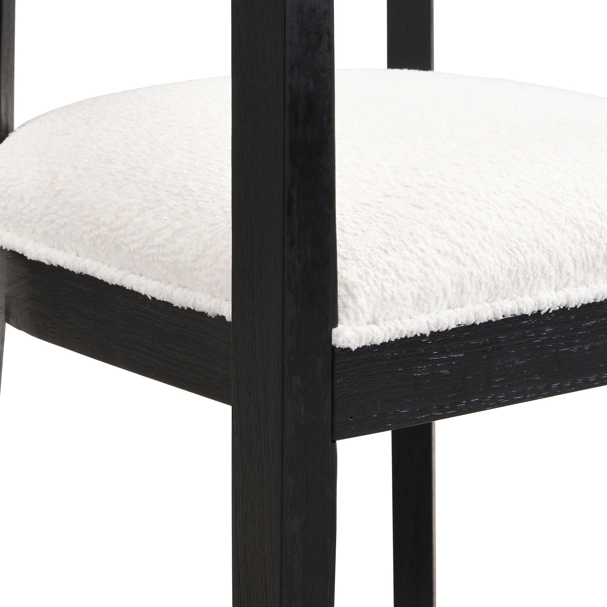 Contemporary Dining Chair Set With Armrests