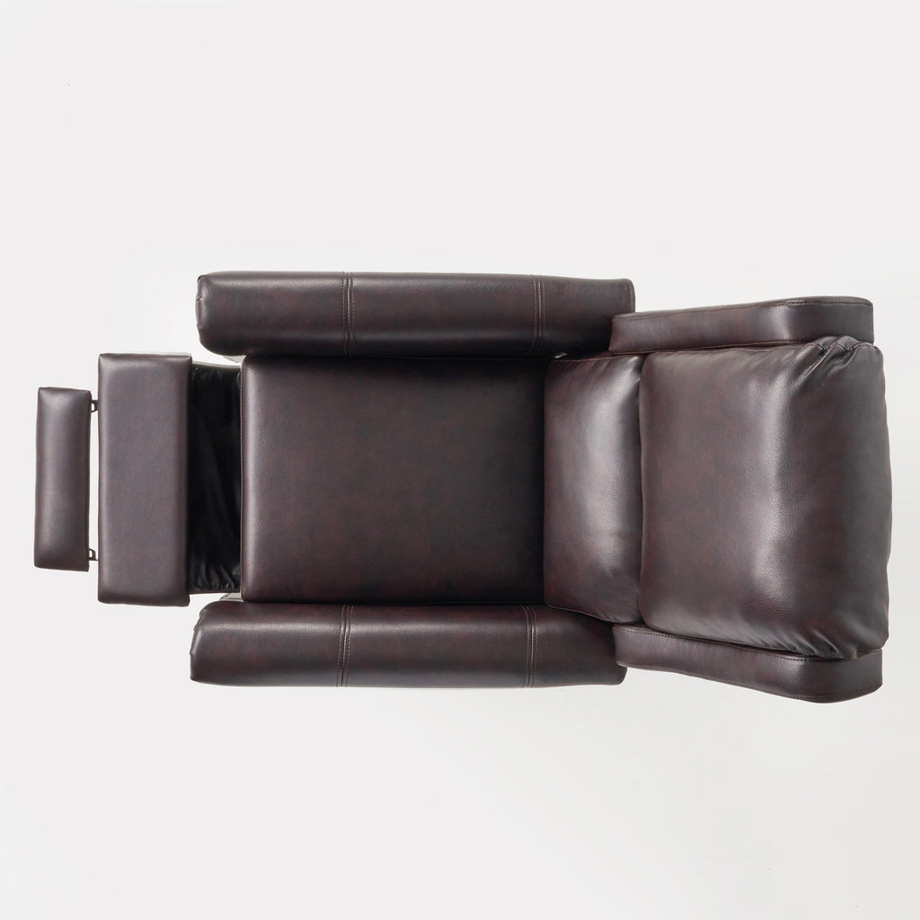 Memphis - Standard Recliner Club Chair - Burgundy