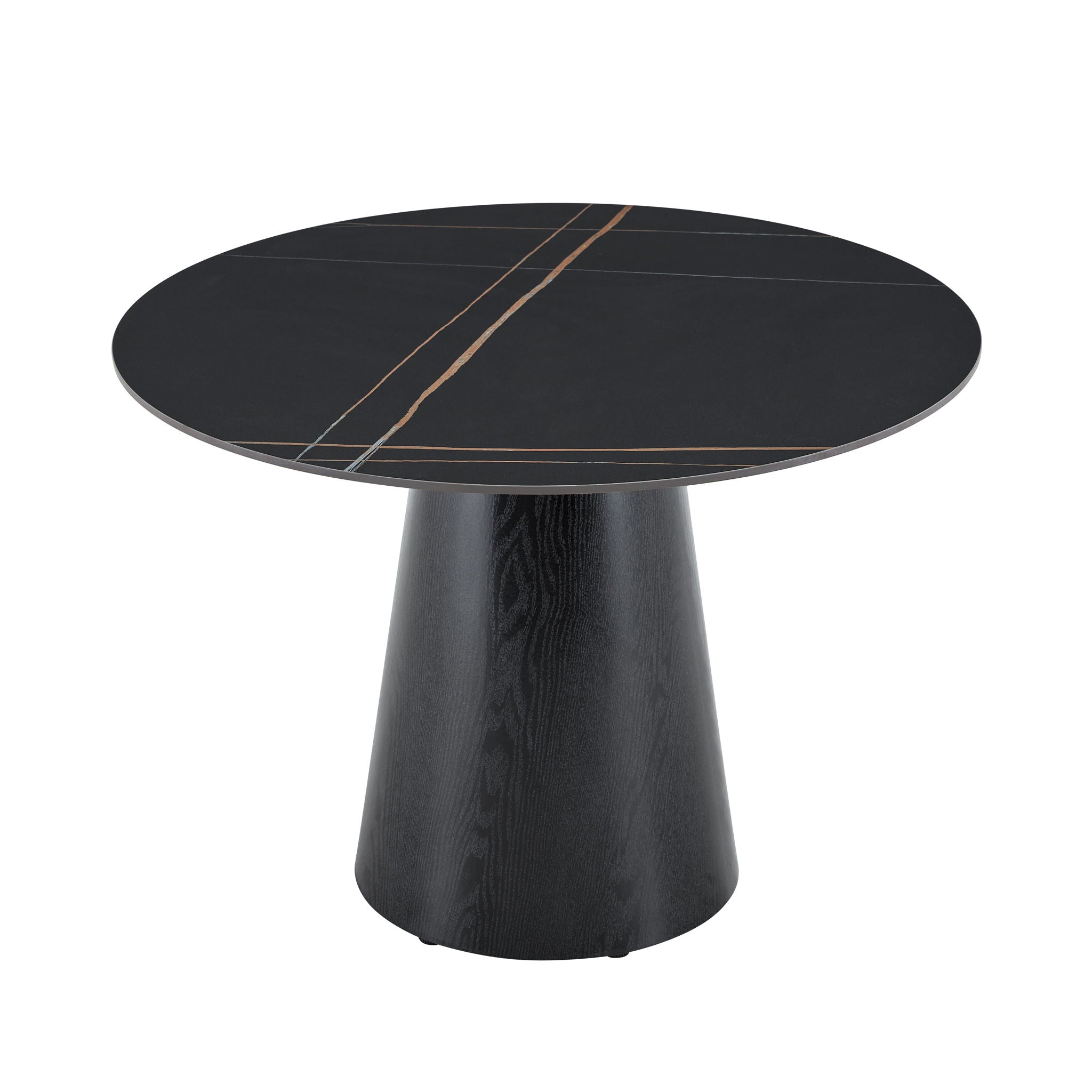 Round Dining Table - Black