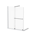 Guyou Glass Shower Door, Sliding Door Dual Usage - Chrome