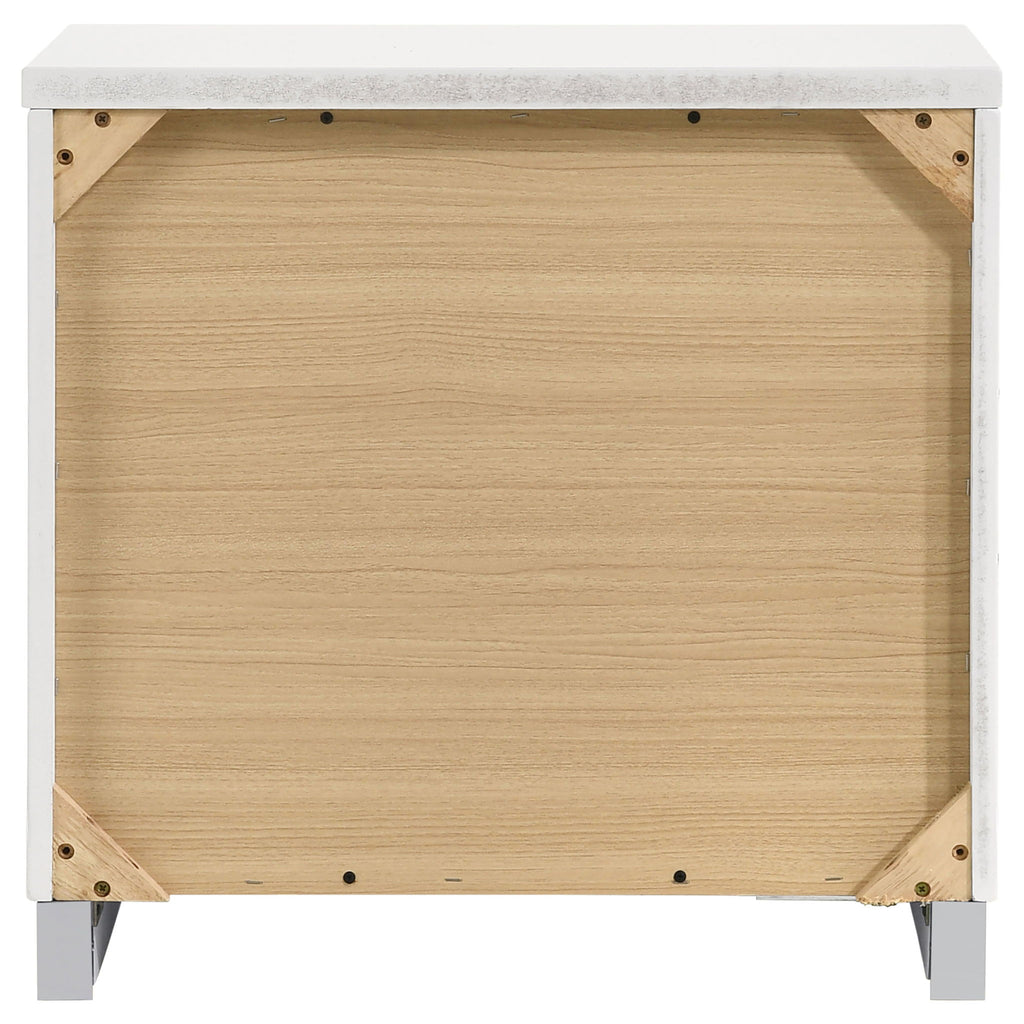 Dulcey - 2 Drawer Nightstand - Gloss White