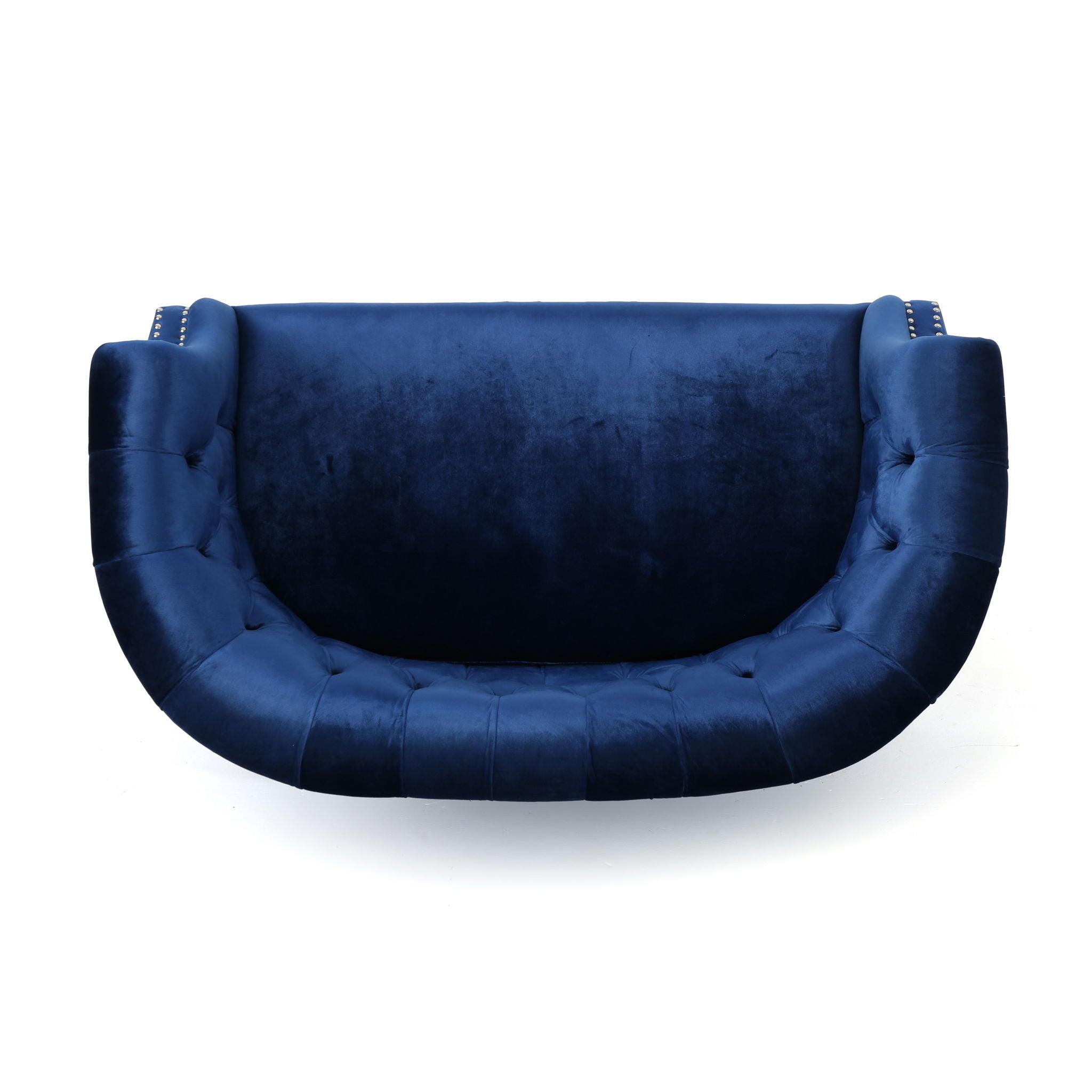 Antique Chesterfield Style Loveseat With Button Tufting
