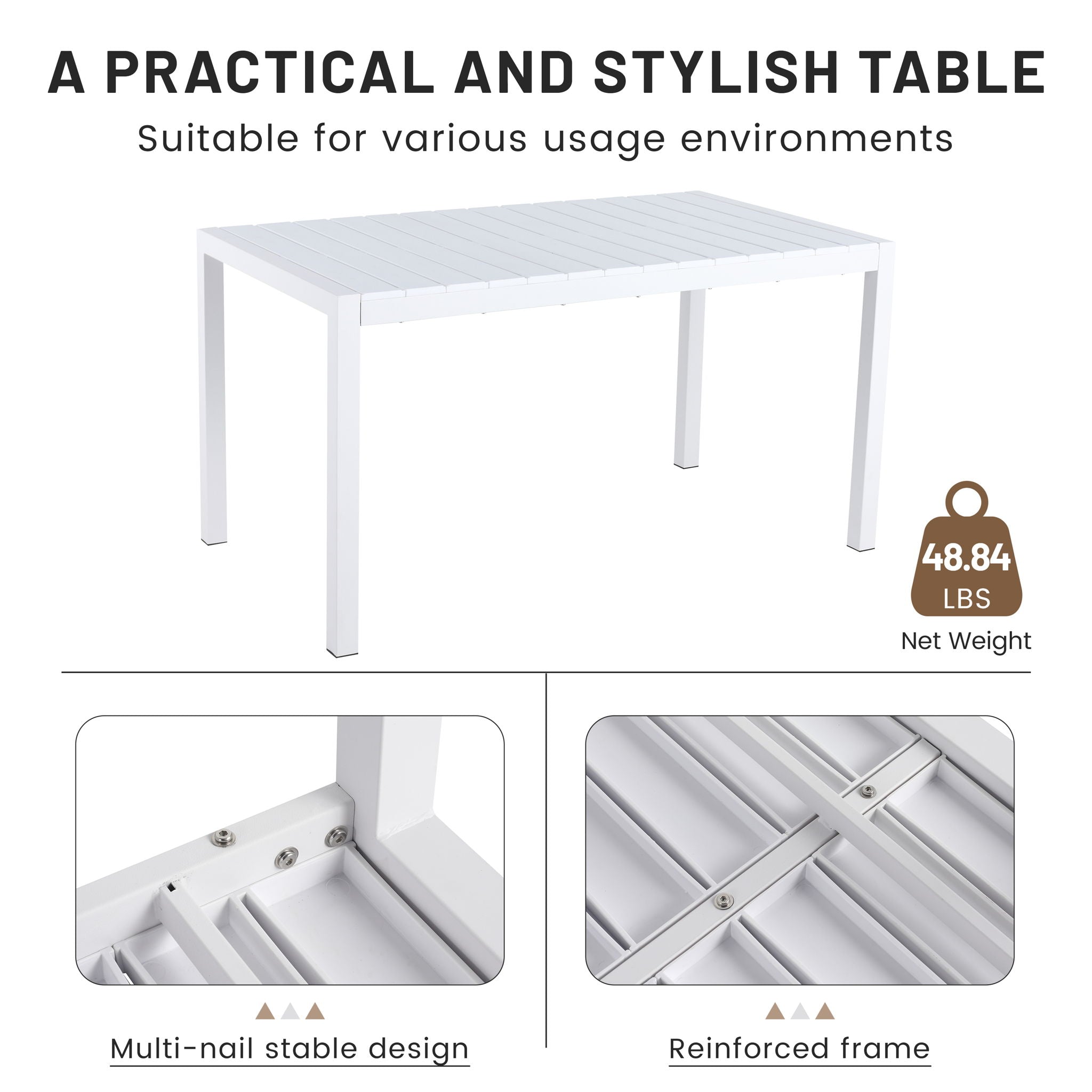 4 Modern Stackable Armchair Matched With Long Table