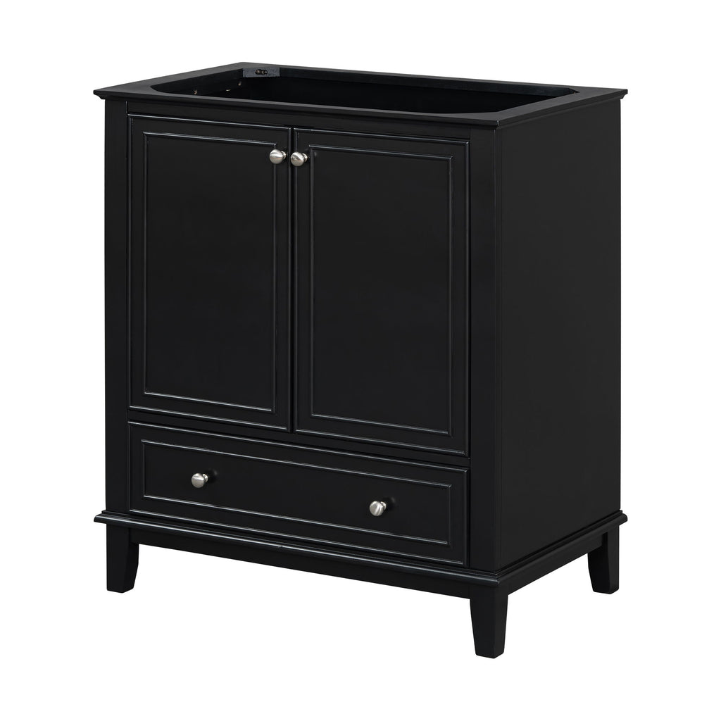 Modern Bathroom Vanity Base Only With Doors And Drawer
