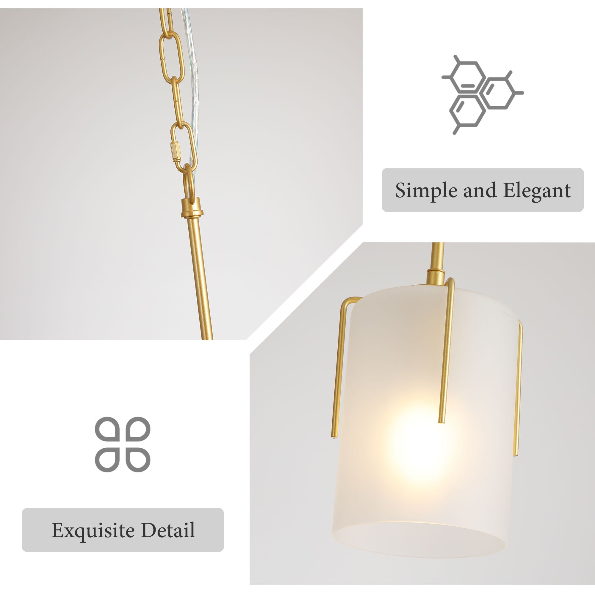 Adjustable Cylindrical Pendant Light