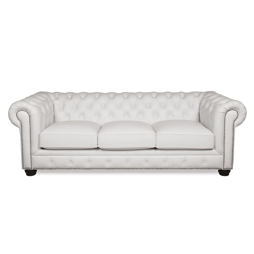Traditional Tufted Chesterfield Nailhead Sofa