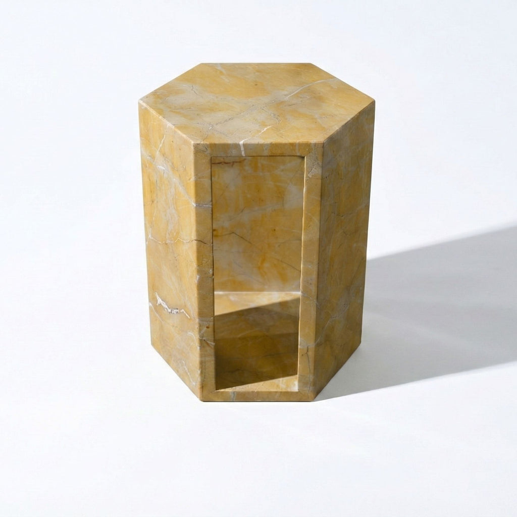 Modern Minimalist Hexagon Side Table