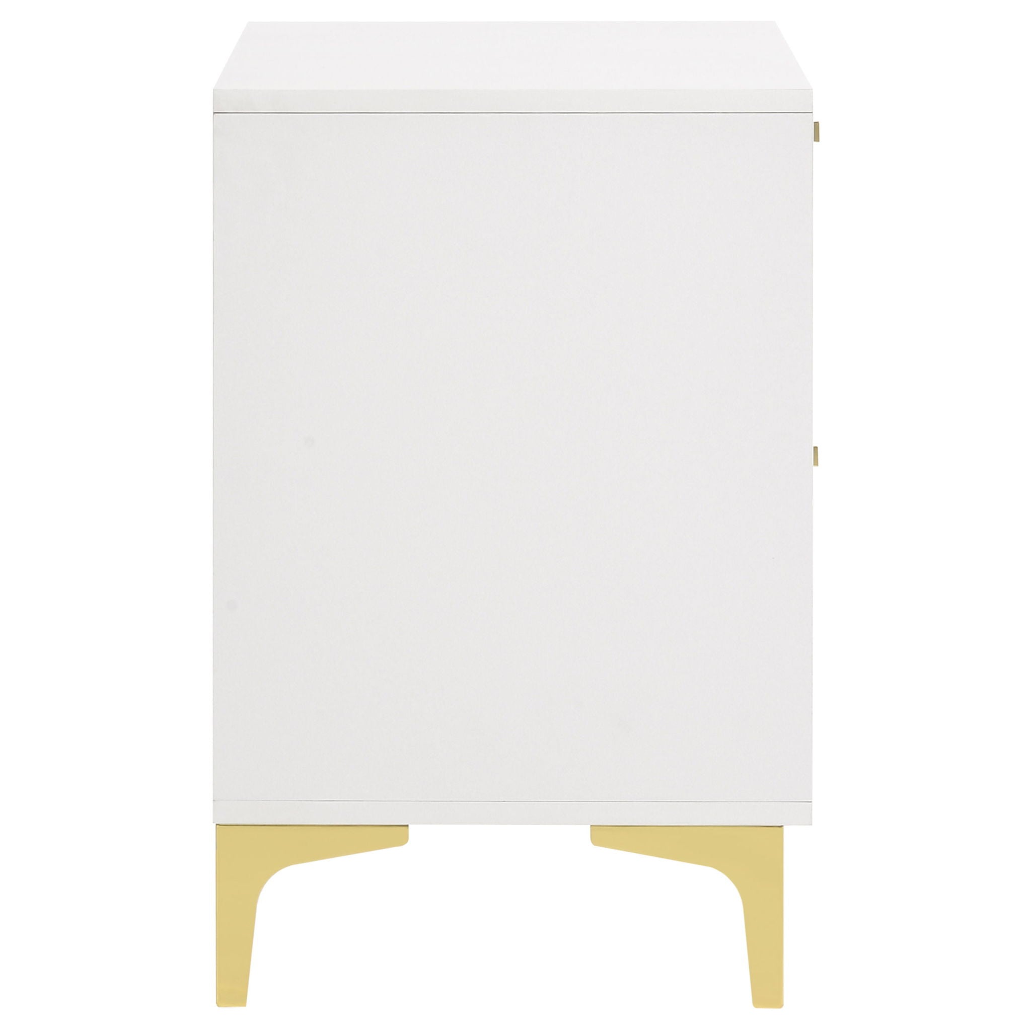 Karena - 2 Drawer Rectangular Nightstand - White