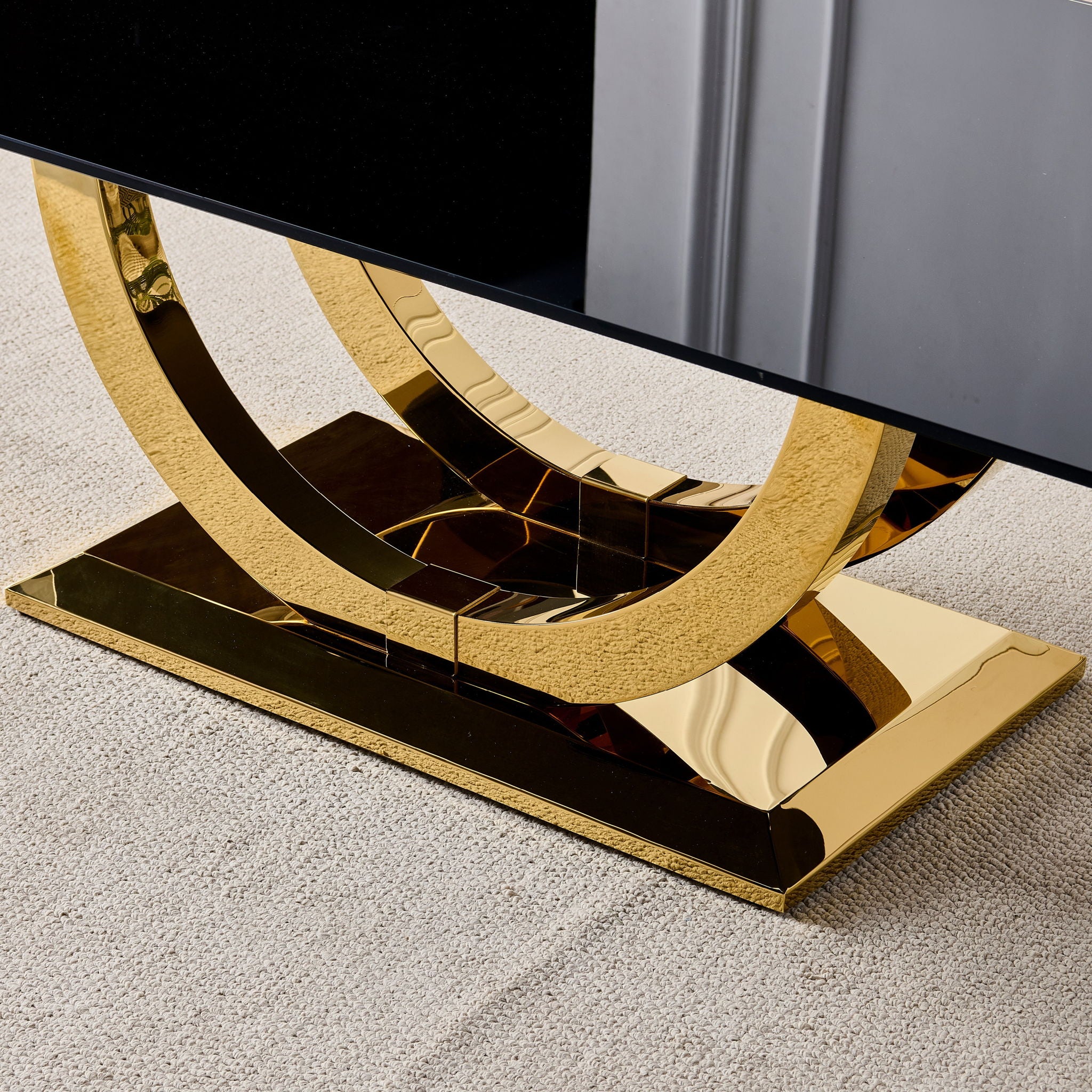 Rectangular Coffee Table With Base