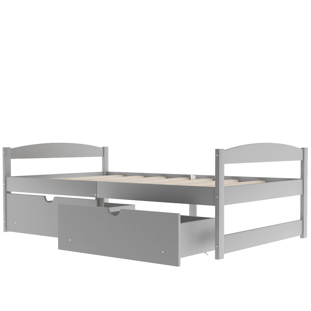Platform Bed With 2 Drawers