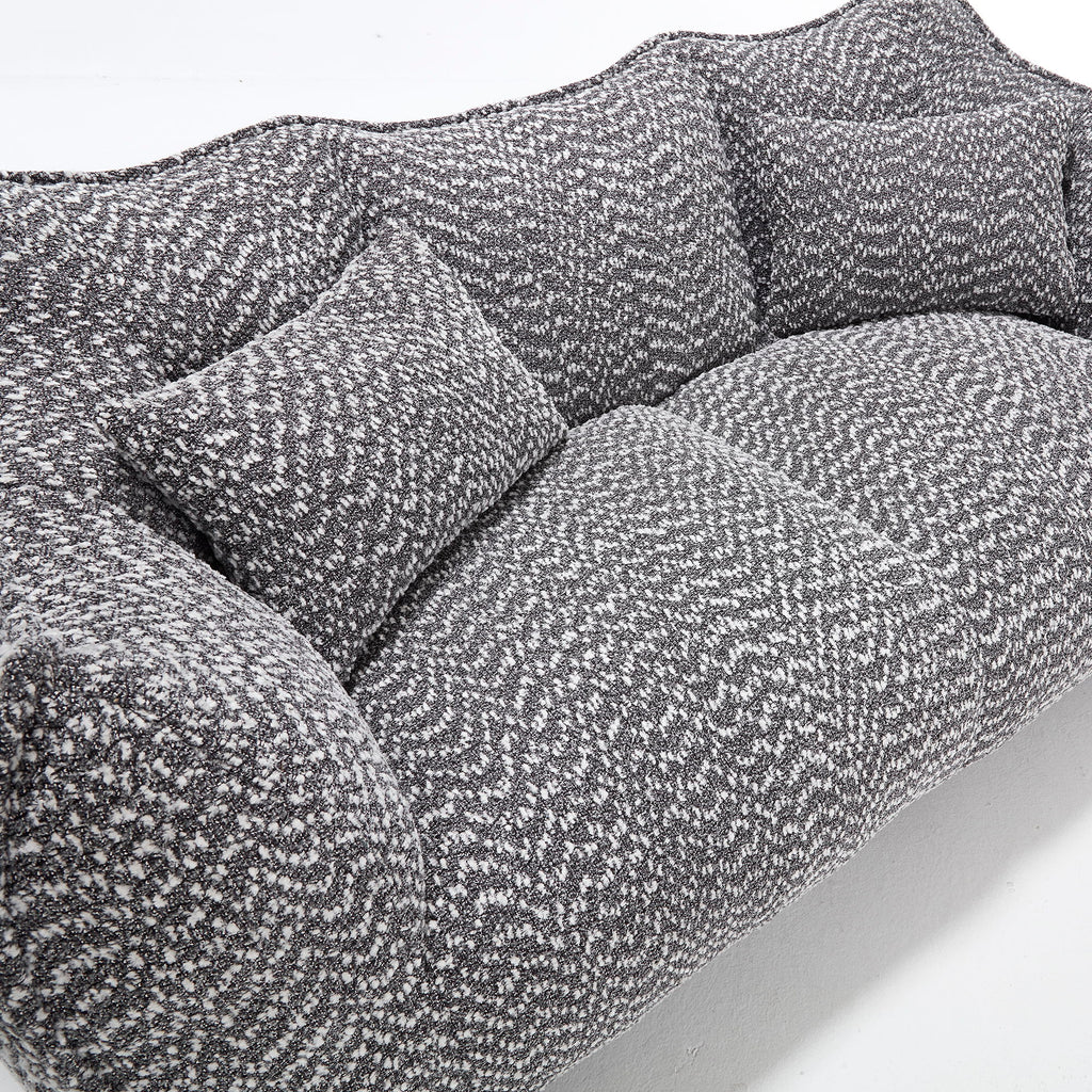 Comfortable Dual Beanbag Chair With High Resilience Foam Core For 2 People