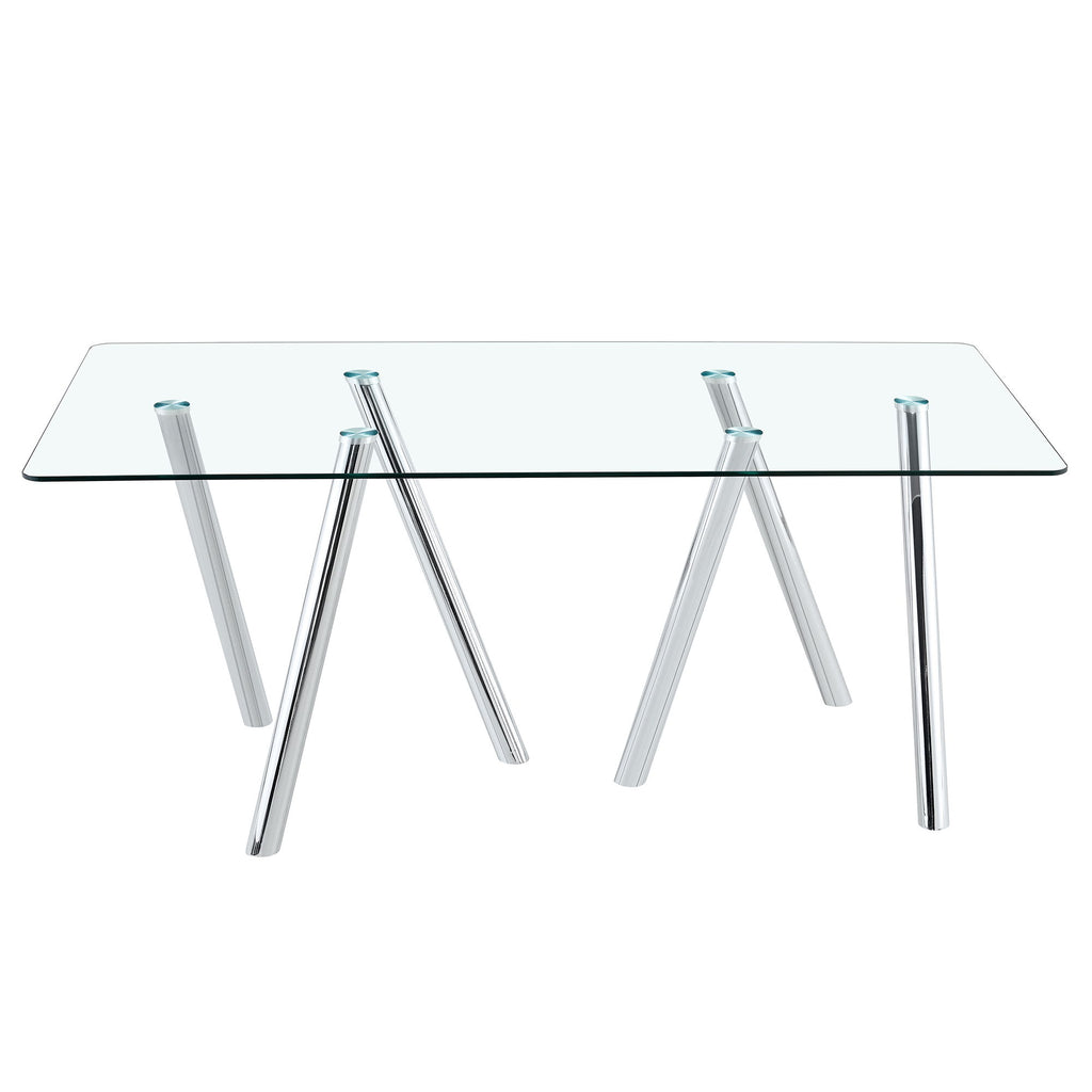 Dining Table With Transparent Surface