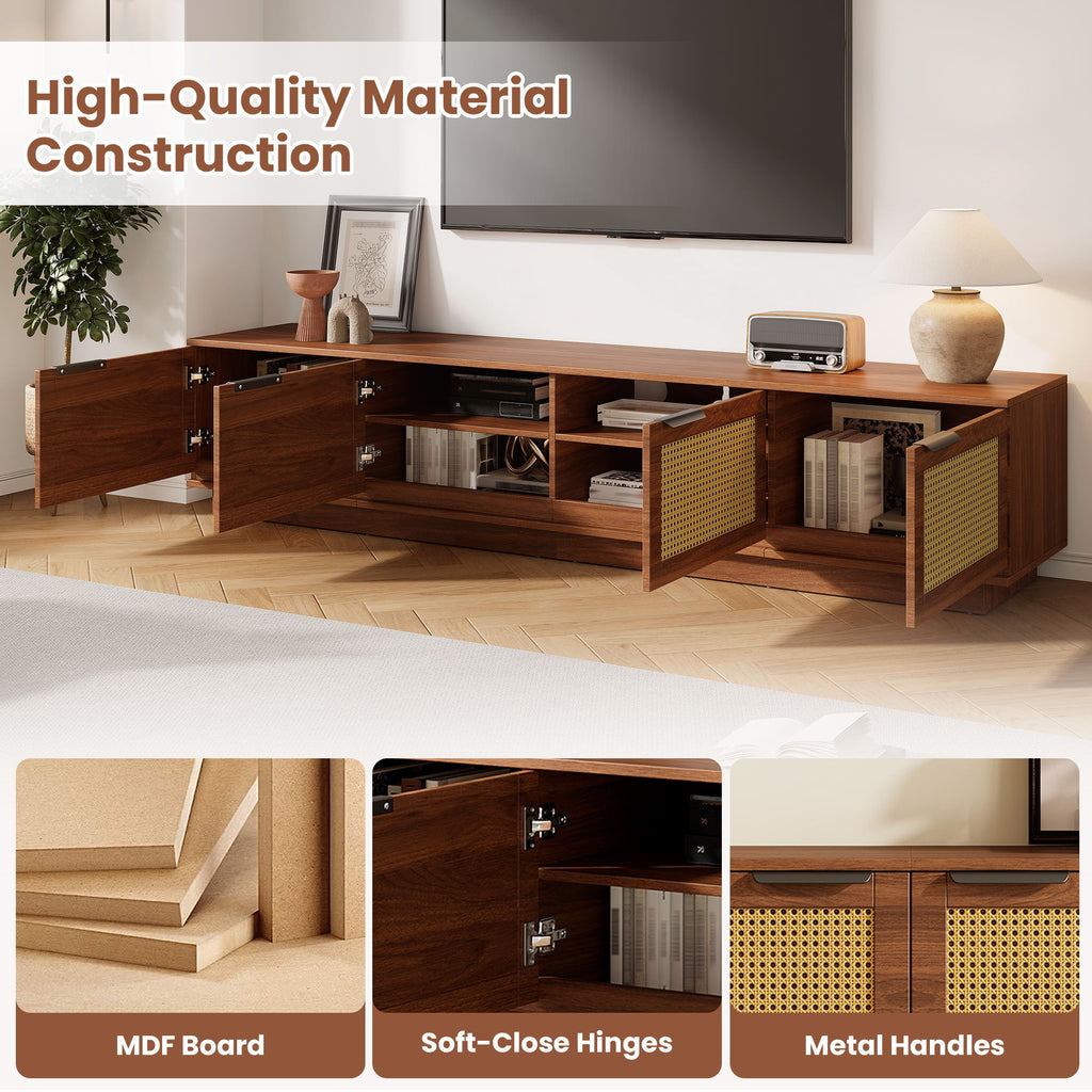 TV Stand, Media Console - Walnut