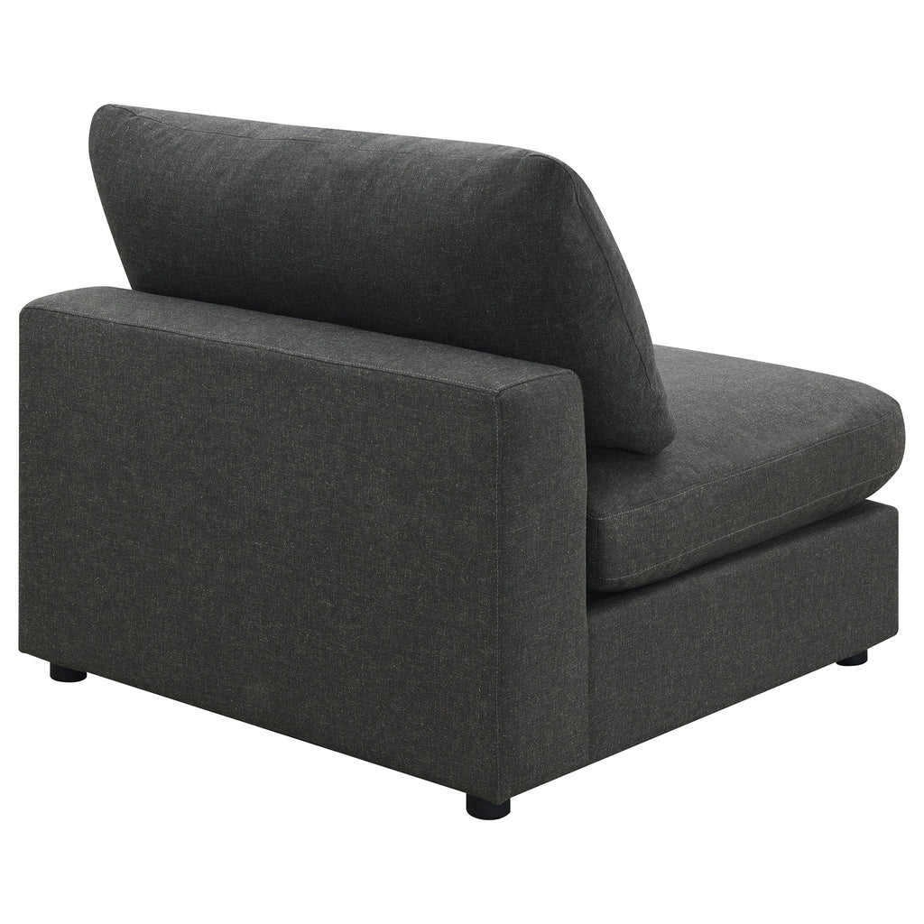 Duncan- Armless Chair With Removable Cushions